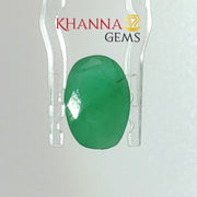 3.73/CT Natural Panna Stone with Govt. Lab Certificate-12702D52164